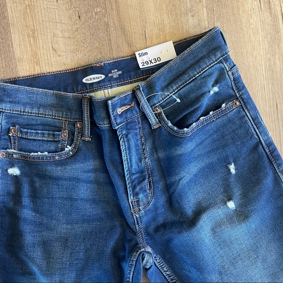 NWT Old Navy | Slim Built-In Tough Flex Jeans - Picture 3 of 7